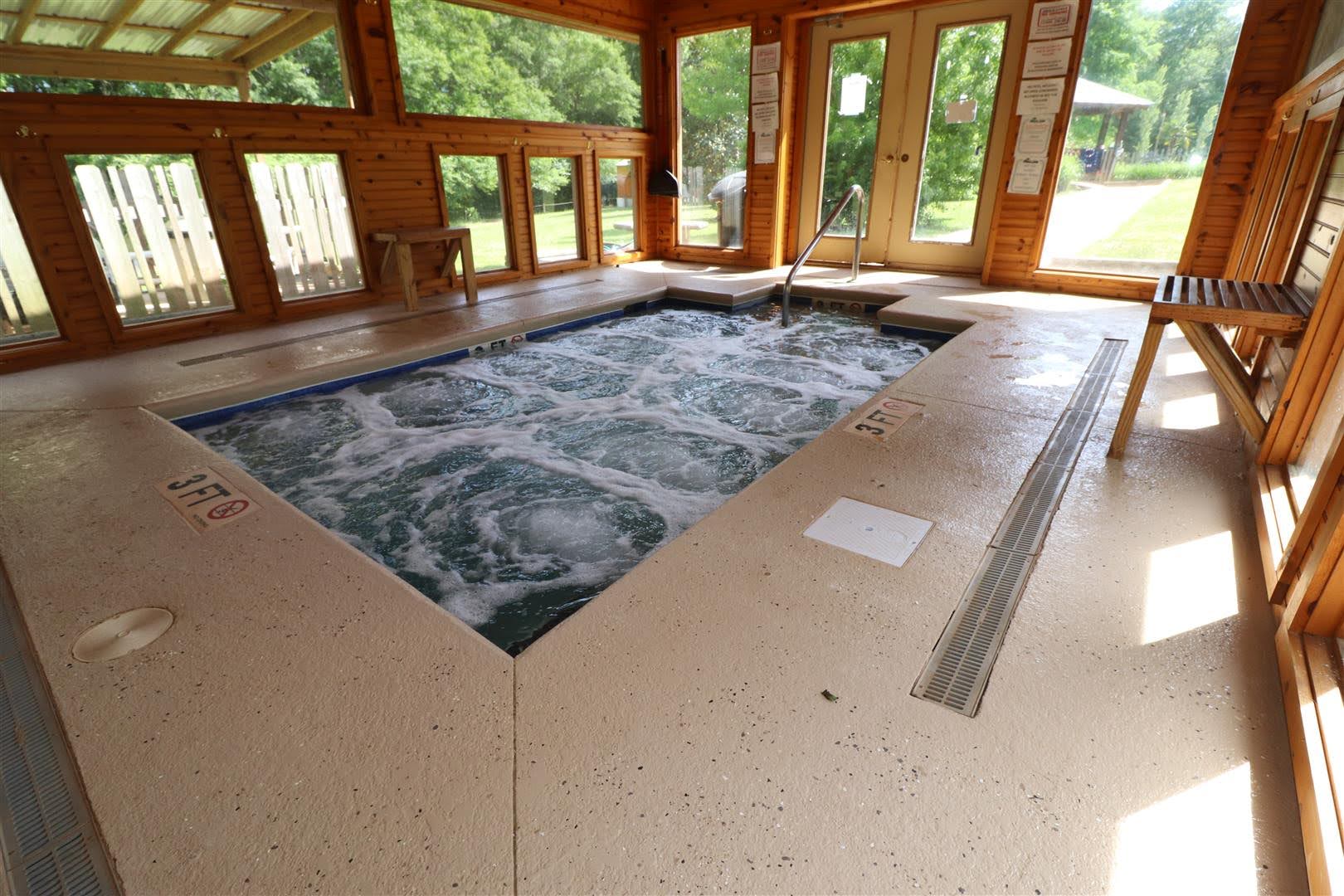 Picture of Inside the Hot Tub Building