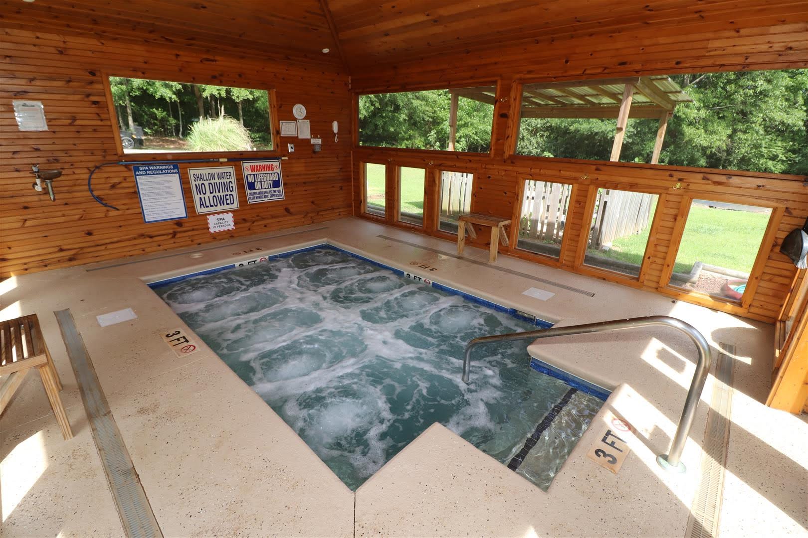 Picture of Inside the Hot Tub Building